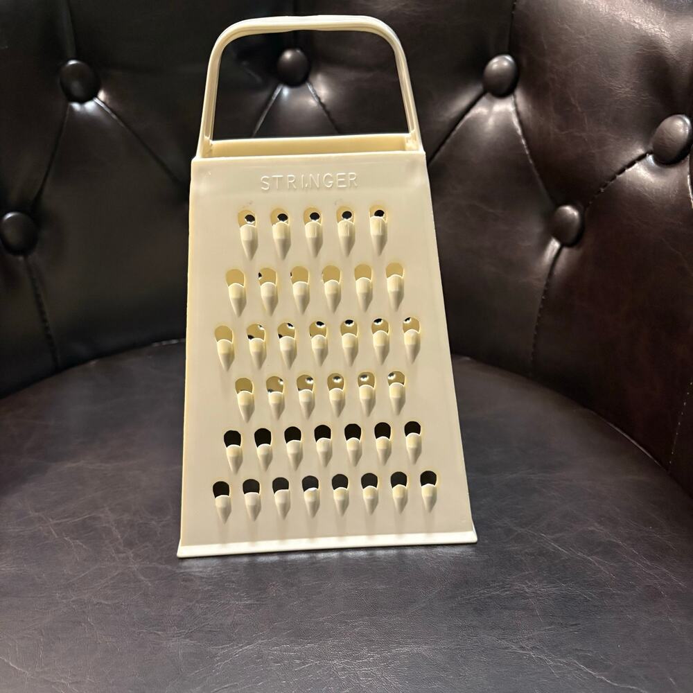 VTG # 714 White Cheese FOOD GRIND GRATER SLICER  SHREDDER STRINGER Hutzler 1972